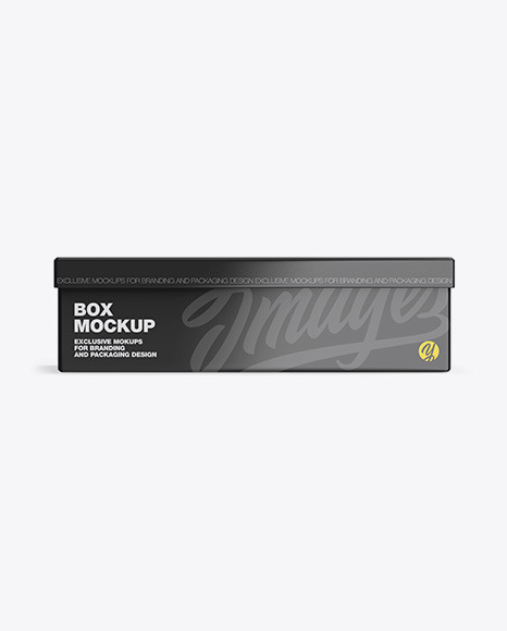 Download Glossy Paper Box Mockup In Box Mockups On Yellow Images Object Mockups Yellowimages Mockups