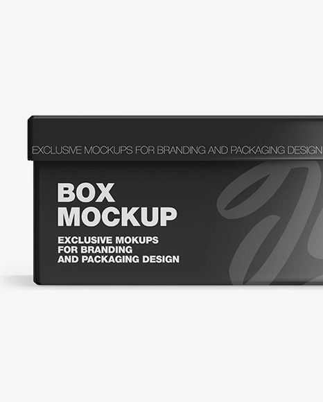 Download Glossy Paper Box Mockup In Box Mockups On Yellow Images Object Mockups