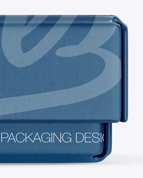 Textured Paper Box Mockup PSD #1