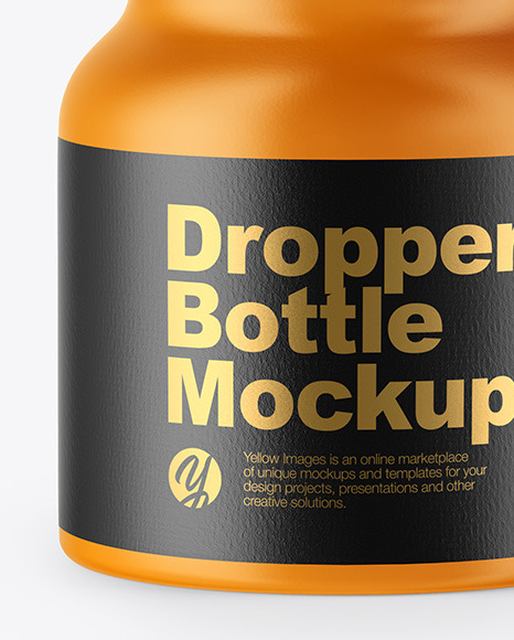 Download 5ml Matte Dropper Bottle Mockup In Bottle Mockups On Yellow Images Object Mockups PSD Mockup Templates