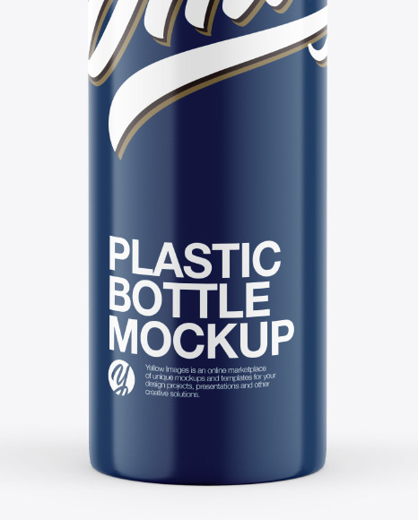 Plastic Bottle Mockup PSD #1