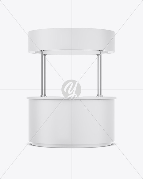 Matte Promo Stand Mockup