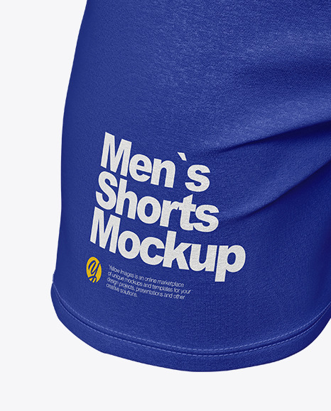 Download Men S Shorts Mockup In Apparel Mockups On Yellow Images Object Mockups