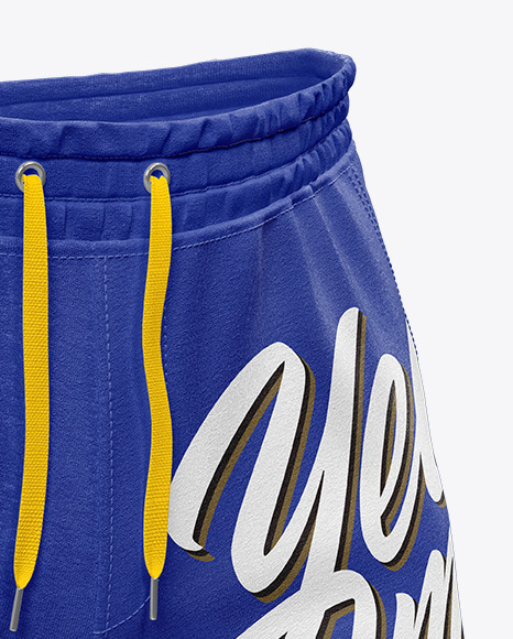 Download Men S Shorts Mockup In Apparel Mockups On Yellow Images Object Mockups