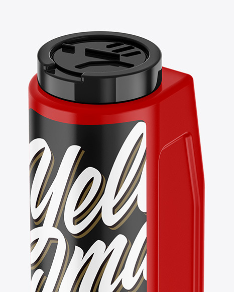 Glossy Salt Jar Mockup PSD #2