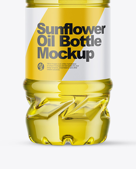 Download 1l Sunflower Oil Bottle Mockup In Bottle Mockups On Yellow Images Object Mockups Yellowimages Mockups