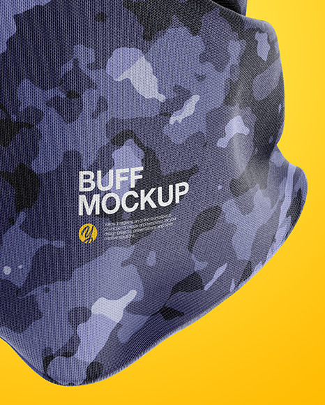 Buff Mockup In Apparel Mockups On Yellow Images Object Mockups