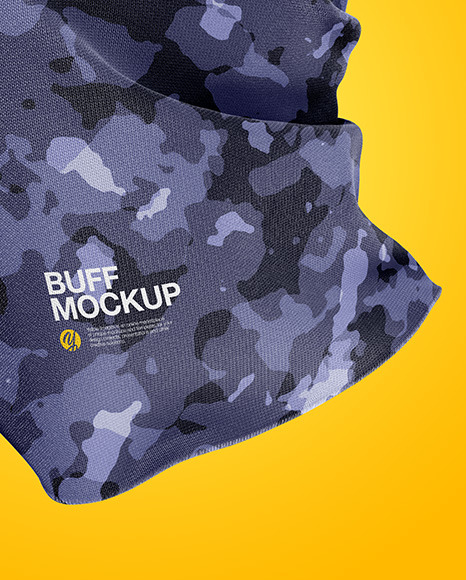 Download Buff Mockup In Apparel Mockups On Yellow Images Object Mockups PSD Mockup Templates