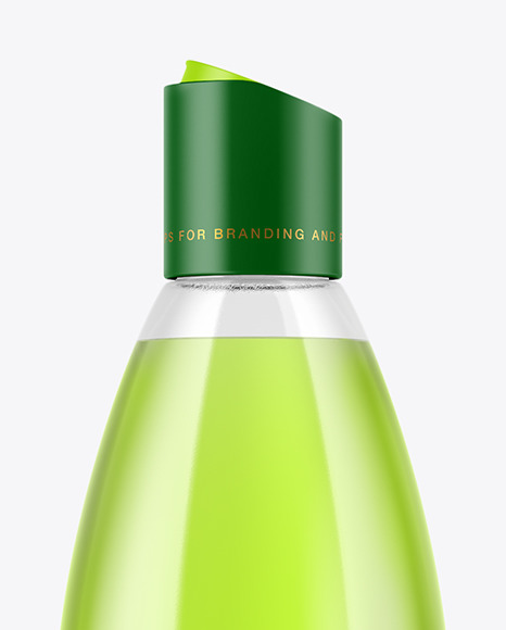 Clear Plastic Bottle Mockup PSD #2