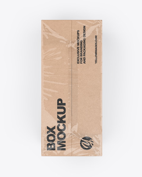 Download Download Cardboard Box With Handle Mockup Psd