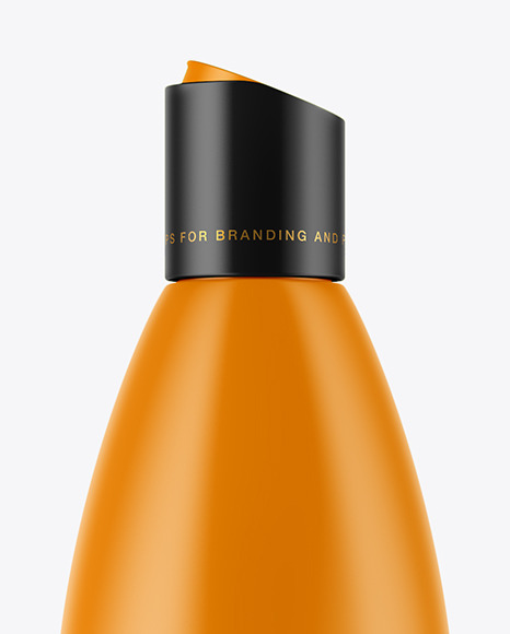Matte Plastic Bottle Mockup PSD #2