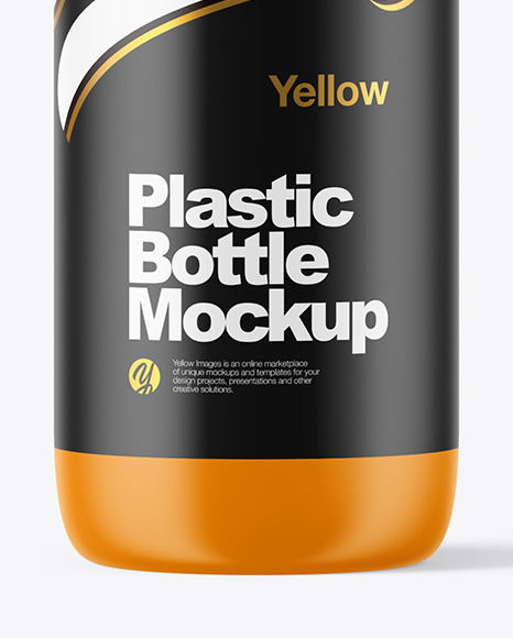 Matte Plastic Bottle Mockup PSD #1
