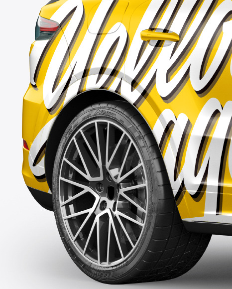 Download Free Coupe Crossover Suv Mockup Half Side View In Vehicle Mockups On PSD Mockups