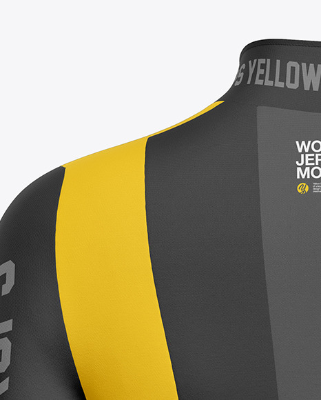Download Women's Jersey Mockup in Apparel Mockups on Yellow Images ...