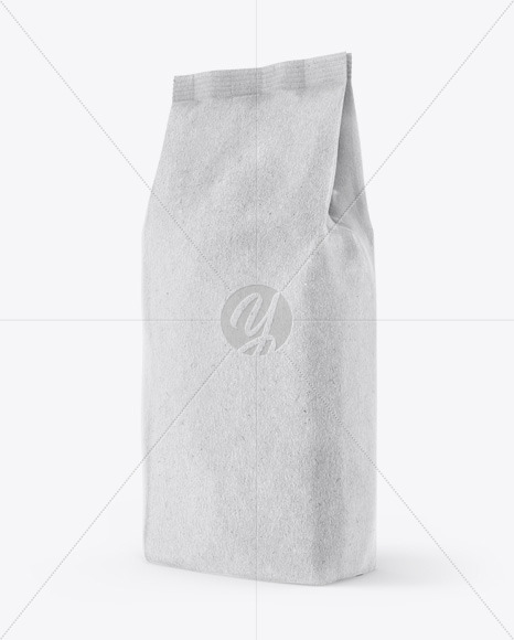 Kraft Bag Mockup In Bag Sack Mockups On Yellow Images Object Mockups