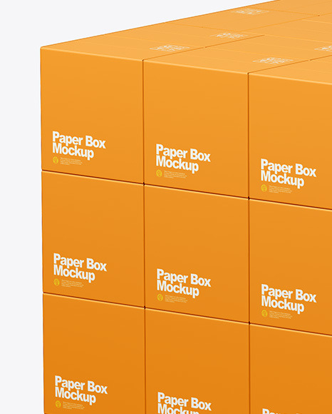 Download Pallet Mockup In Box Mockups On Yellow Images Object Mockups PSD Mockup Templates