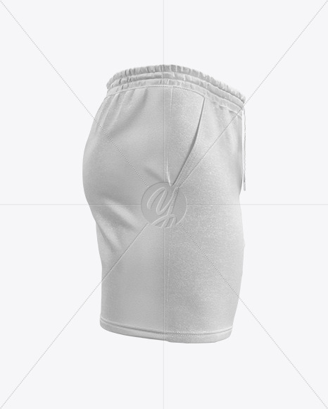 Men S Shorts Mockup In Apparel Mockups On Yellow Images Object Mockups