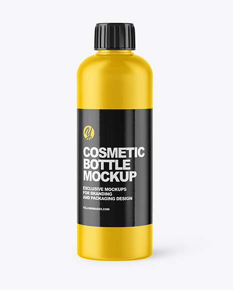 Matte Cosmetic Bottle Mockup PSD #3