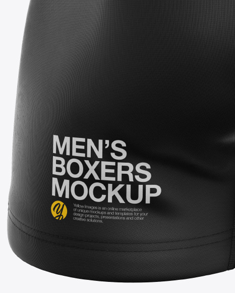 Download Men S Boxer Briefs Mockup In Apparel Mockups On Yellow Images Object Mockups