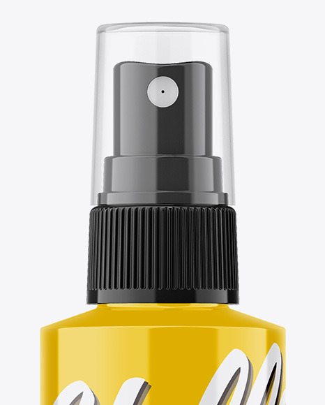 Download Glossy 60ml Spray Bottle Mockup In Bottle Mockups On Yellow Images Object Mockups Yellowimages Mockups