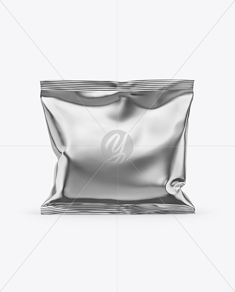 Download Metallic Snack Bag Mockup In Bag Sack Mockups On Yellow Images Object Mockups