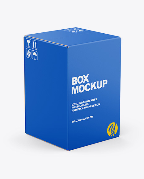 Download Paper Box Mockup In Box Mockups On Yellow Images Object Mockups