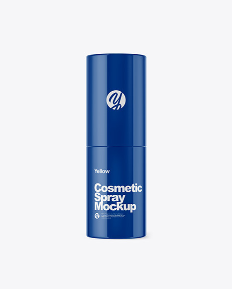 Glossy Cosmetic Spray Mockup PSD #5