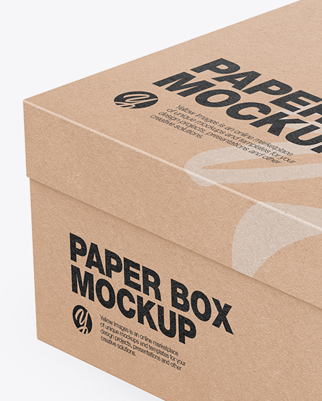 Download Packaging Shoe Box Mockup Yellowimages