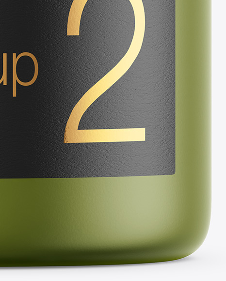 Matte Cosmetic Jar Mockup PSD #1