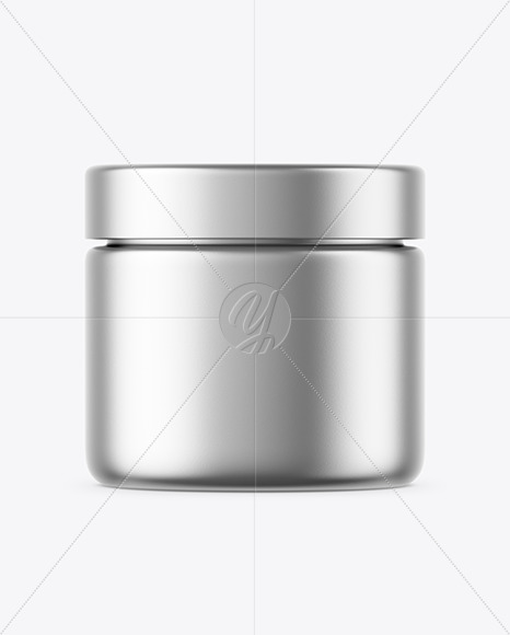 Download Matte Metallic Cosmetic Jar Mockup In Jar Mockups On Yellow Images Object Mockups PSD Mockup Templates