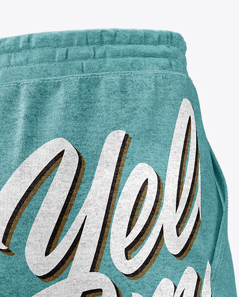 Download Melange Men S Shorts Mockup In Apparel Mockups On Yellow Images Object Mockups