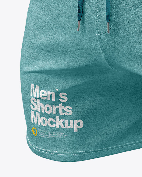 Download Melange Men S Shorts Mockup In Apparel Mockups On Yellow Images Object Mockups