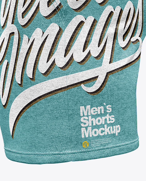 Melange Men’s Shorts Mockup PSD #2