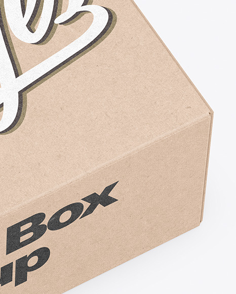 Download Kraft Box Mockup In Box Mockups On Yellow Images Object Mockups Yellowimages Mockups