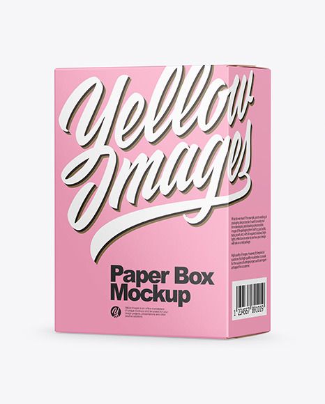 Paper Box Mockup