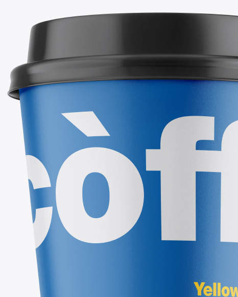 Matte Coffee Cup Mockup PSD #7