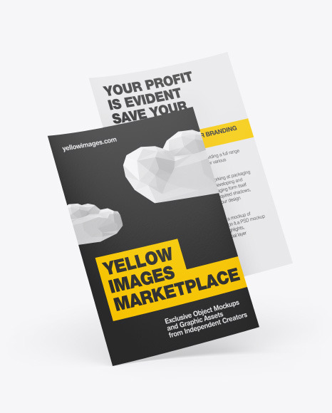 Download A4 Paper Psd Mockup Yellowimages