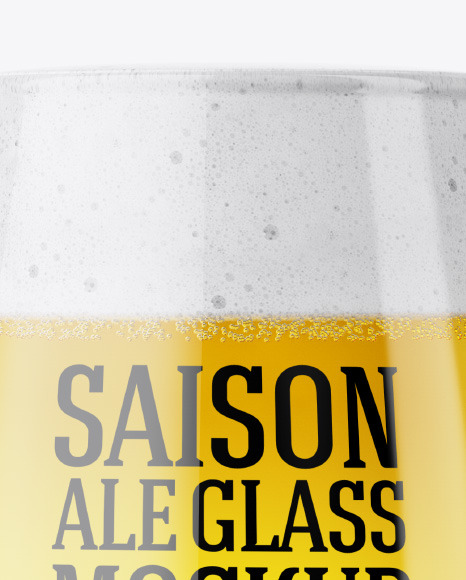 Download Tester Glass With Saison Ale Mockup In Cup Bowl Mockups On Yellow Images Object Mockups Yellowimages Mockups