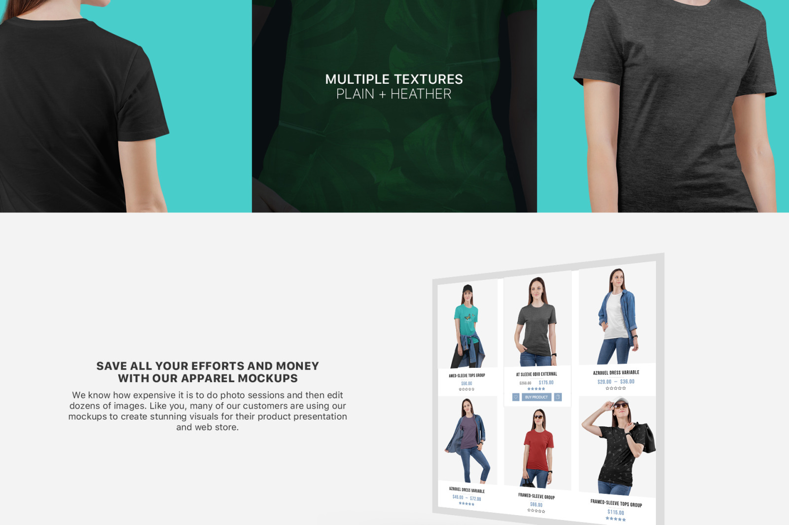 Plain Green T Shirt Mockup