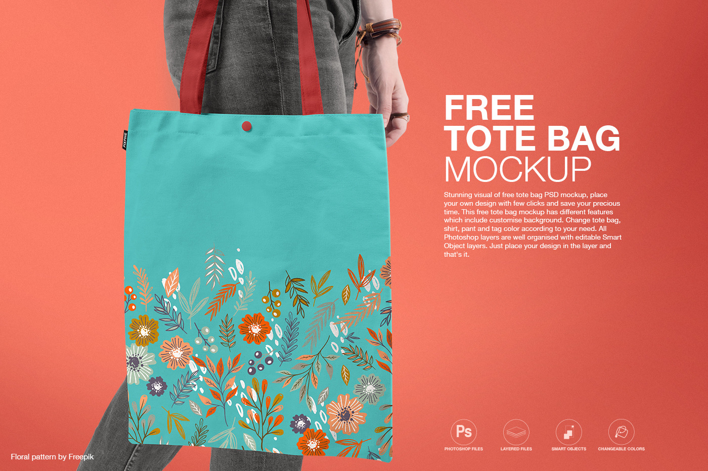 Free Tote Bag Mockup In Free On Yellow Images Creative Store