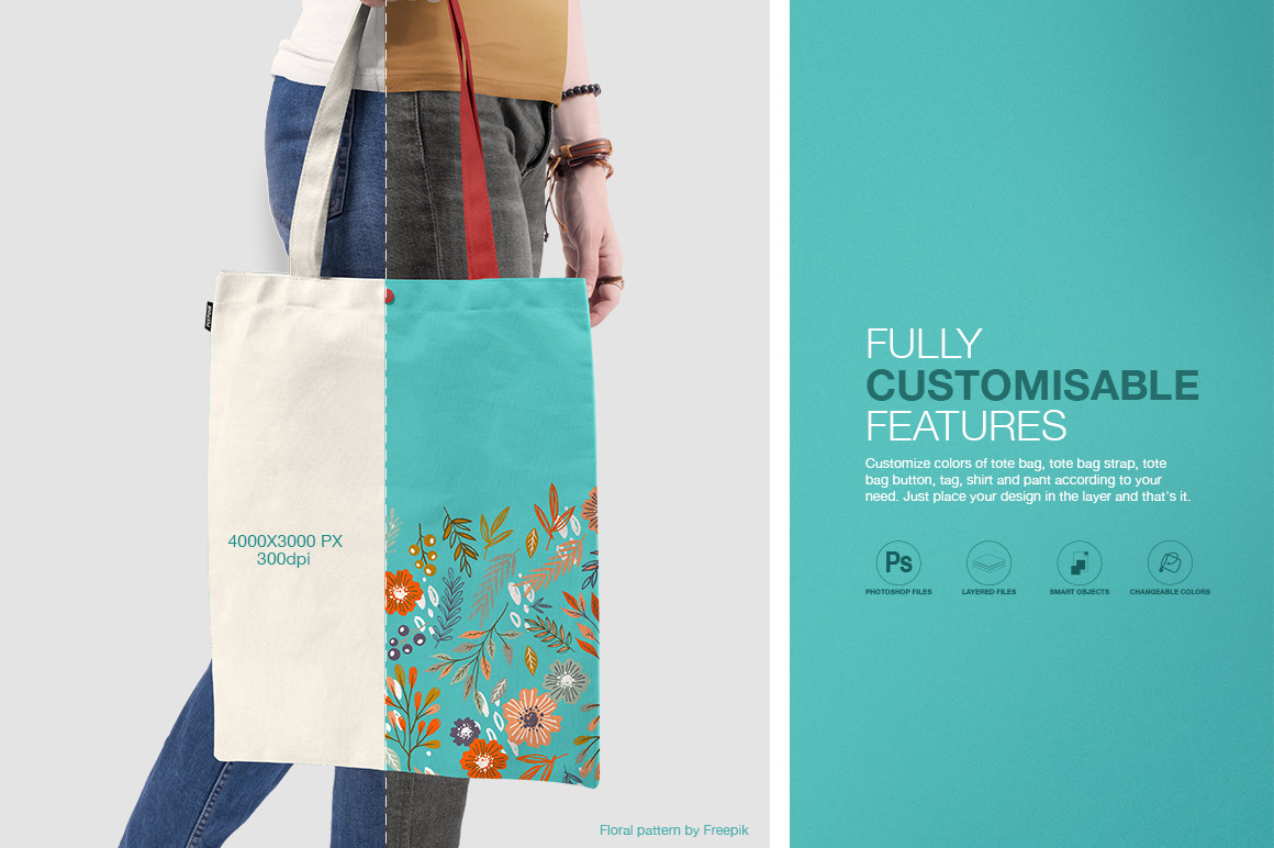 Download Free Tote Bag Mockup In Free On Yellow Images Creative Store PSD Mockup Templates