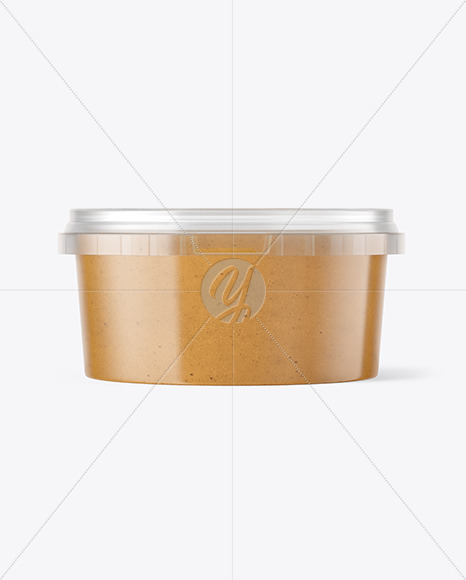 Download Clear Glass Jar With Peanut Butter Mockup In Jar Mockups On Yellow Images Object Mockups PSD Mockup Templates