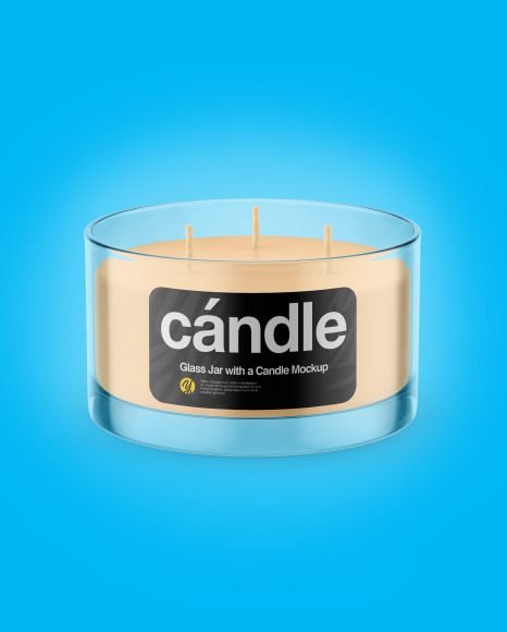 Download Candle Mockup In Object Mockups On Yellow Images Object Mockups PSD Mockup Templates