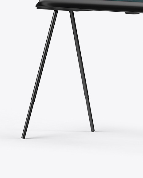 Samsung The Serif TV Mockup Half Side View PSD #6