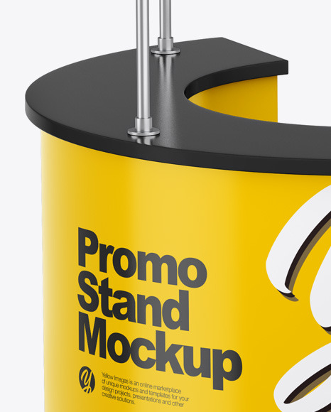 Download Glossy Promo Stand Mockup in Indoor Advertising Mockups on ...