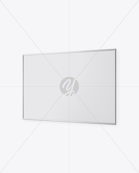 Metallic Frame Poster Mockup