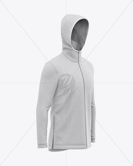 Download Basketball Heather Hoodie Mockup Front Half Side View Of Hooded Jacket In Apparel Mockups On Yellow Images Object Mockups PSD Mockup Templates