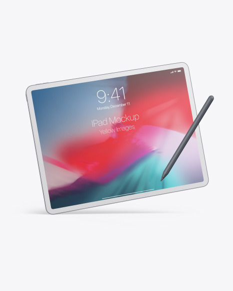 Clay Apple iPad Pro 2018 12.9 Mockup