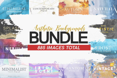 Aesthetic Backgrounds Bundle