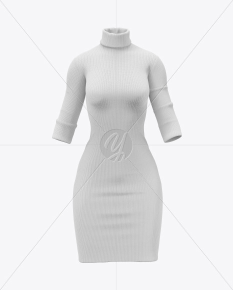 Dress Mockup In Apparel Mockups On Yellow Images Object Mockups